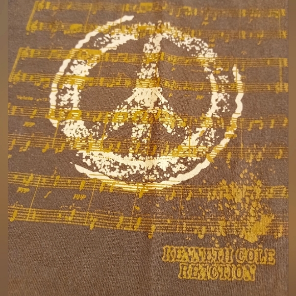 Kenneth Cole Reaction Baby Brown Tee, Name On Buttons, Size 12 Months - Picture 2 of 7